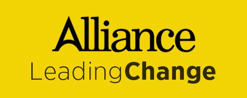 Alliance leading change banner