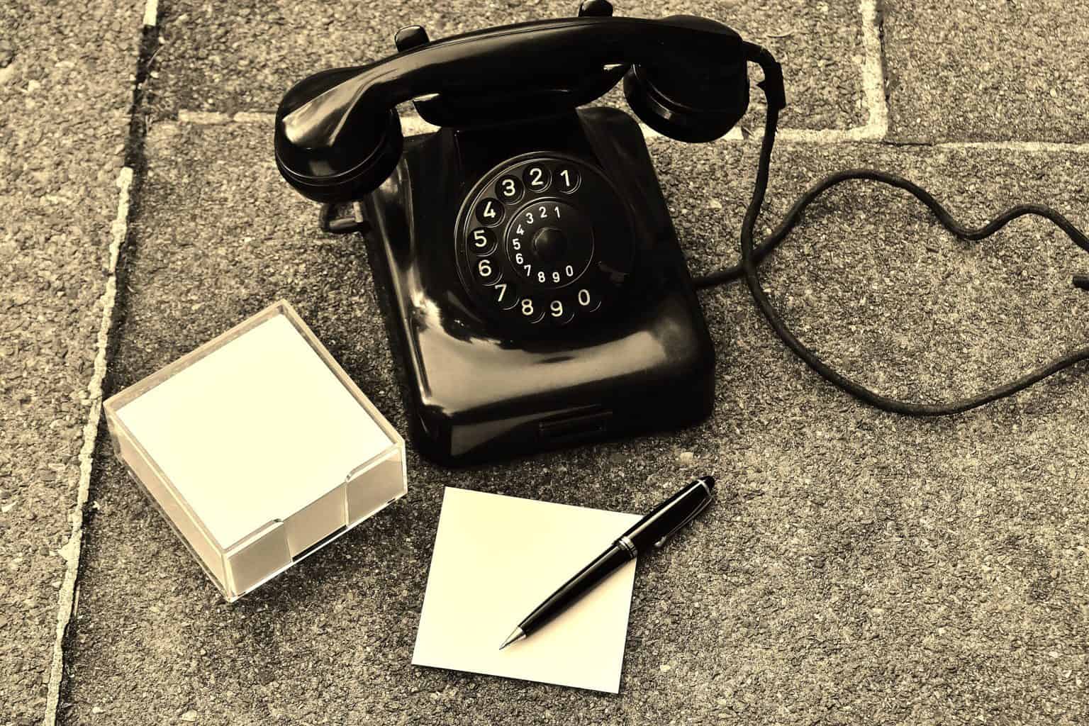 phone, old, year of construction 1955