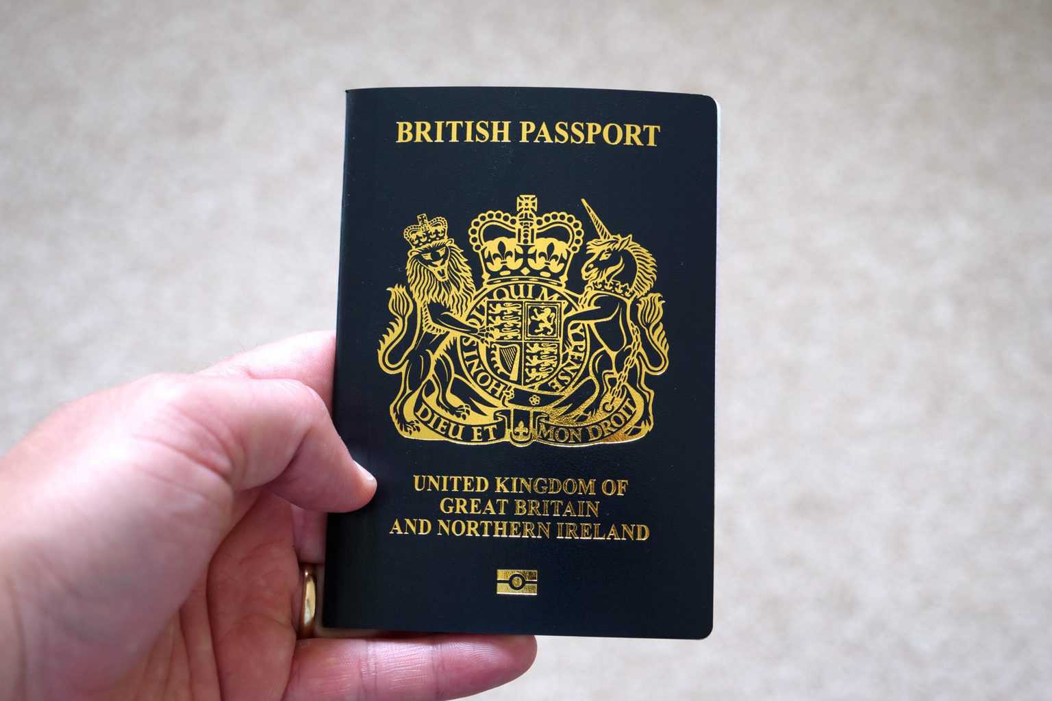 New UK passport