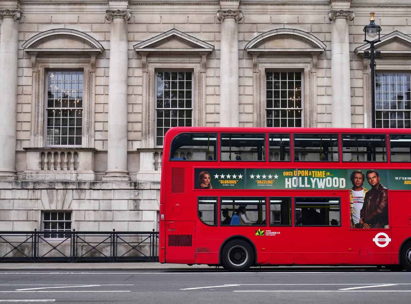Once upon a time in Hollywood In London.